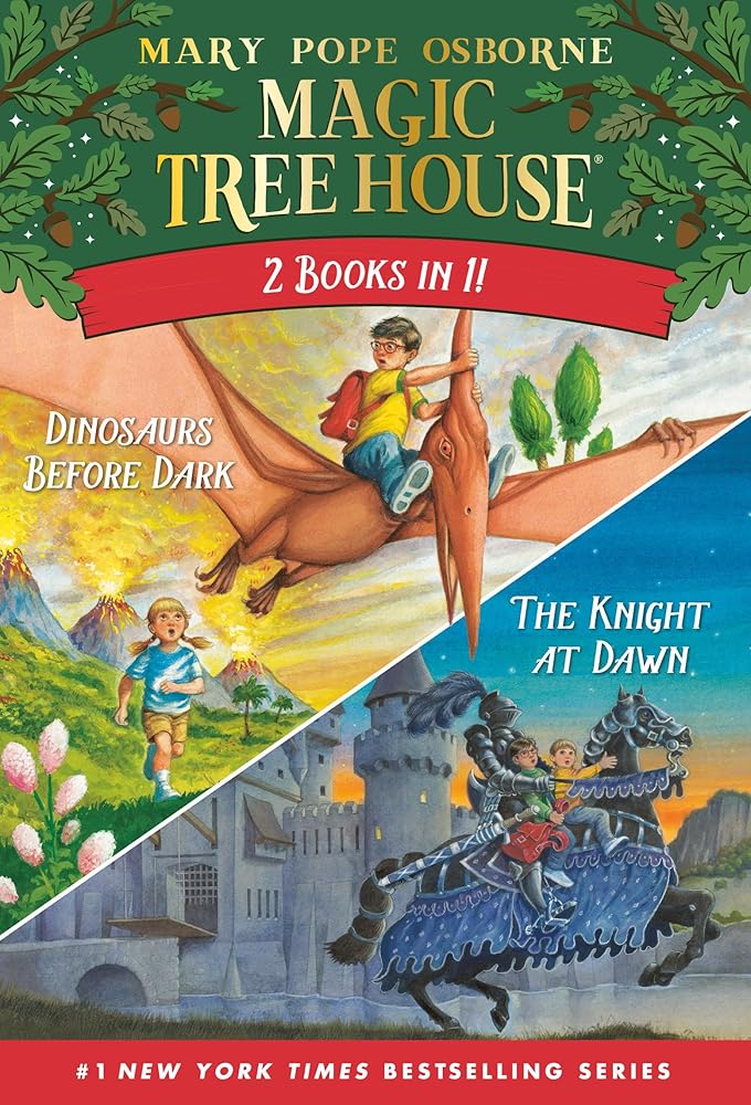 Magic Tree House 2-in-1 Bindup: Dinosaurs Before Dark/The Knight at Dawn cover image