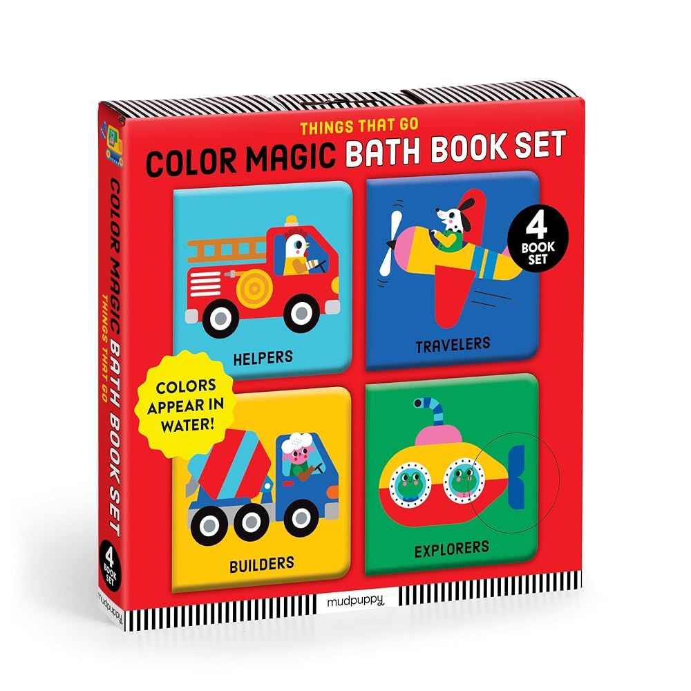 Things That Go Color Magic Bath Book Set cover image