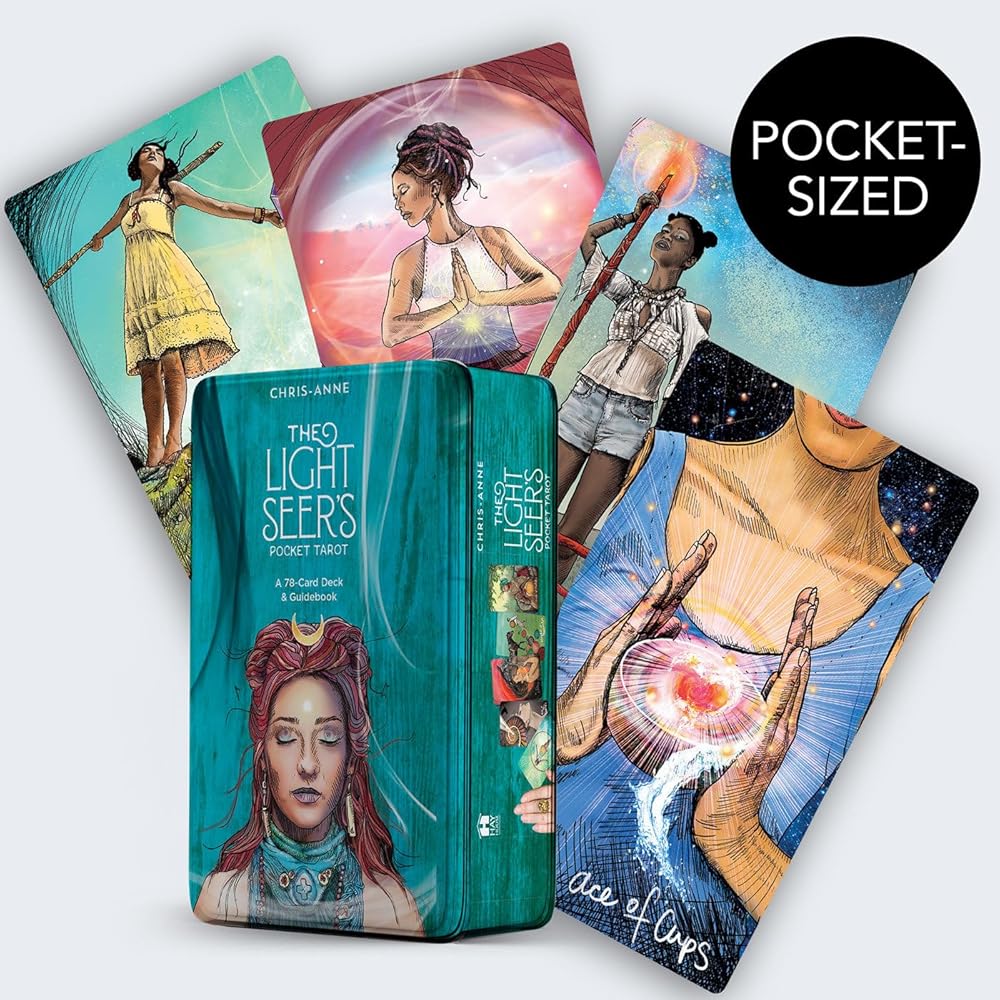 The Light Seer's Pocket Tarot: A 78-Card Deck & Guidebook cover image