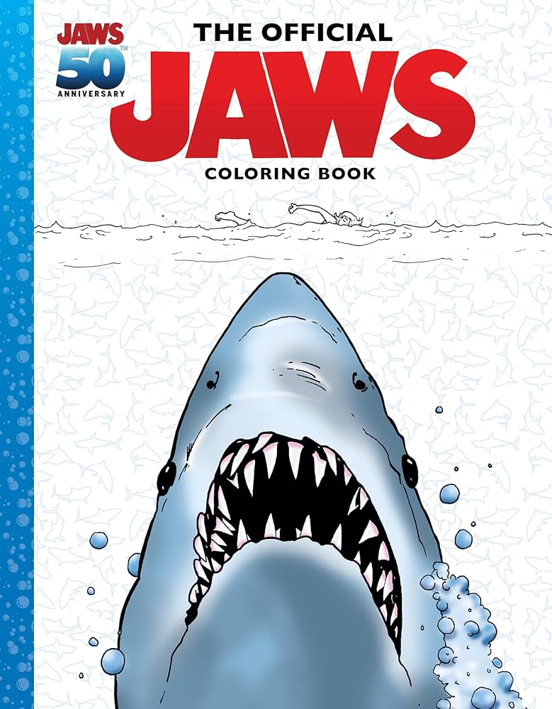 The Official Jaws Coloring Book cover image