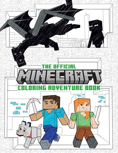 Official Minecraft Coloring Adventures Book: Create, Explore, Color!: For Young Artists and Kids 5-10