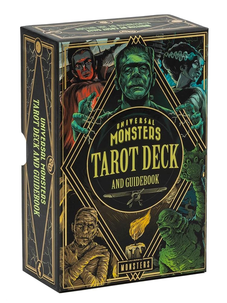 Universal Monsters Tarot Deck and Guidebook cover image