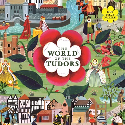 World of the Tudors 1000 Piece Puzzle: A Jigsaw Puzzle with 50 Historical Figures to Find