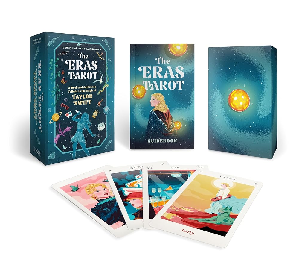 The Eras Tarot: A Deck and Guidebook Tribute to the Magic of Taylor Swift (Unofficial and Unauthorized) cover image