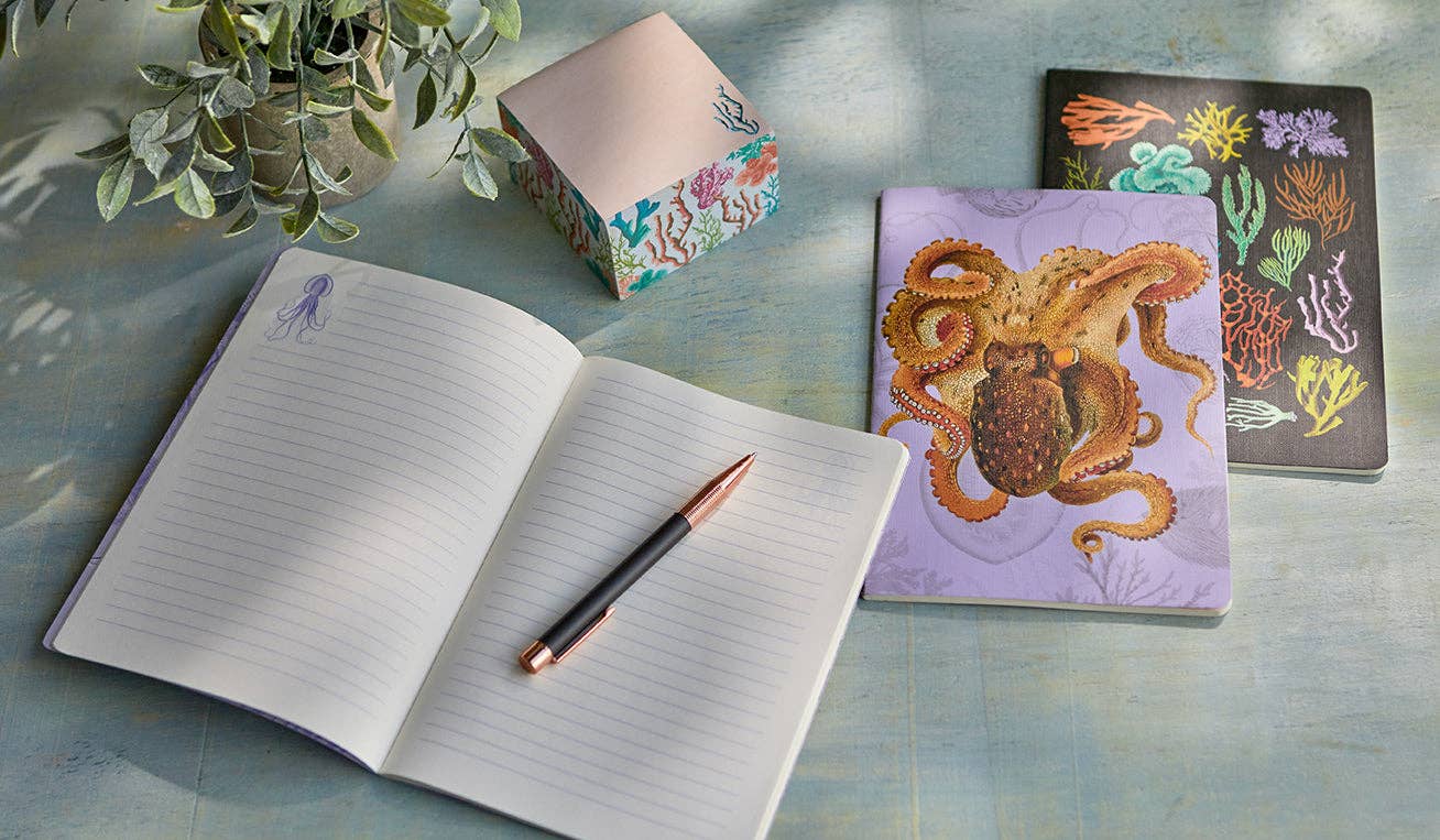 Insight Editions - Art of Nature: Under the Sea Sewn Notebook Collection (Set of 3)