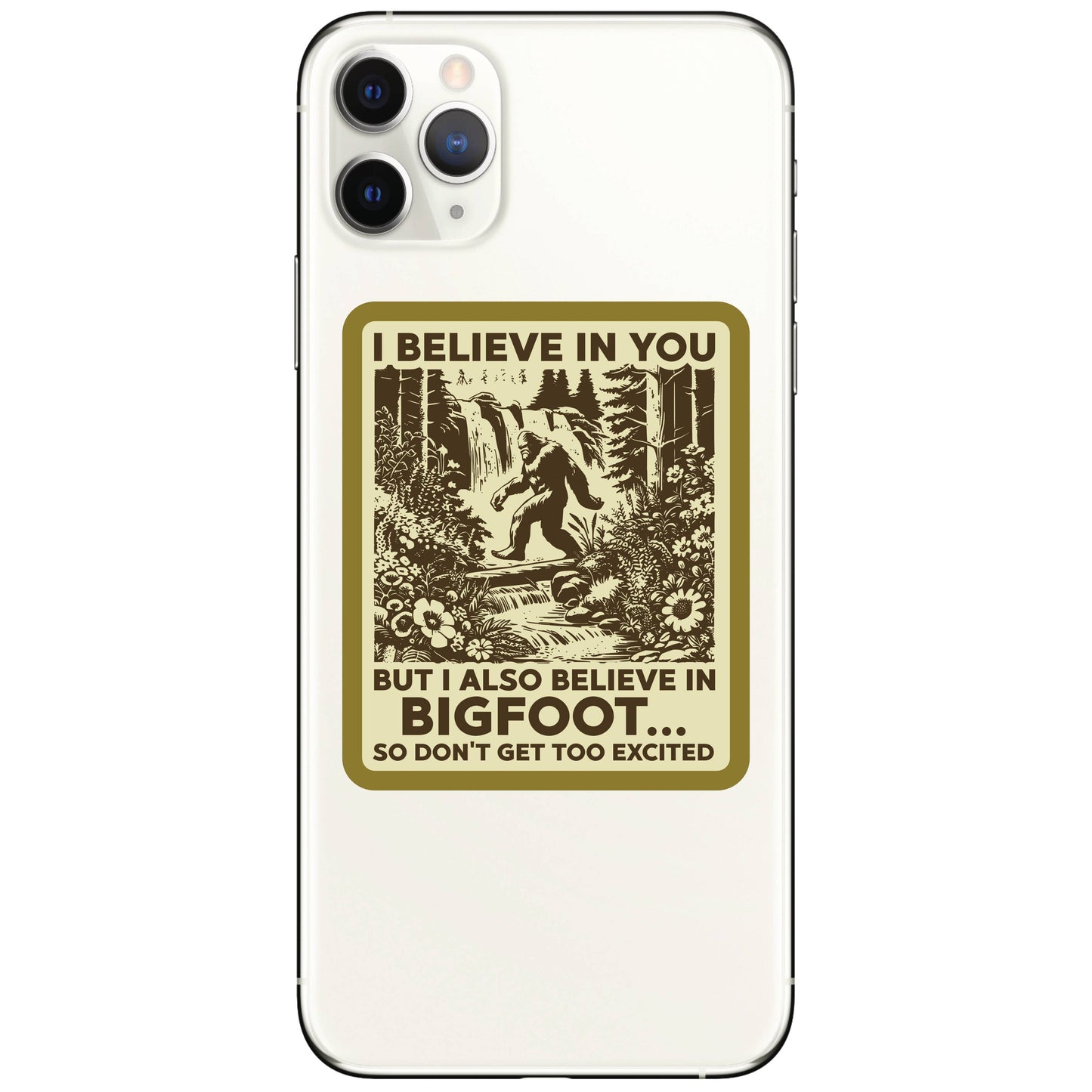 Juju and Moxie - Bigfoot Sarcastic Cute Cryptoid High Quality Vinyl Sticker