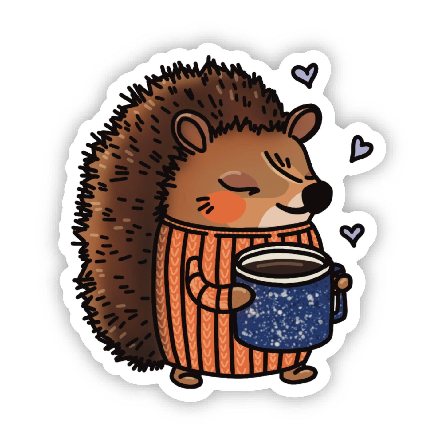 Big Moods - Cozy Hedgehog Fall Sticker