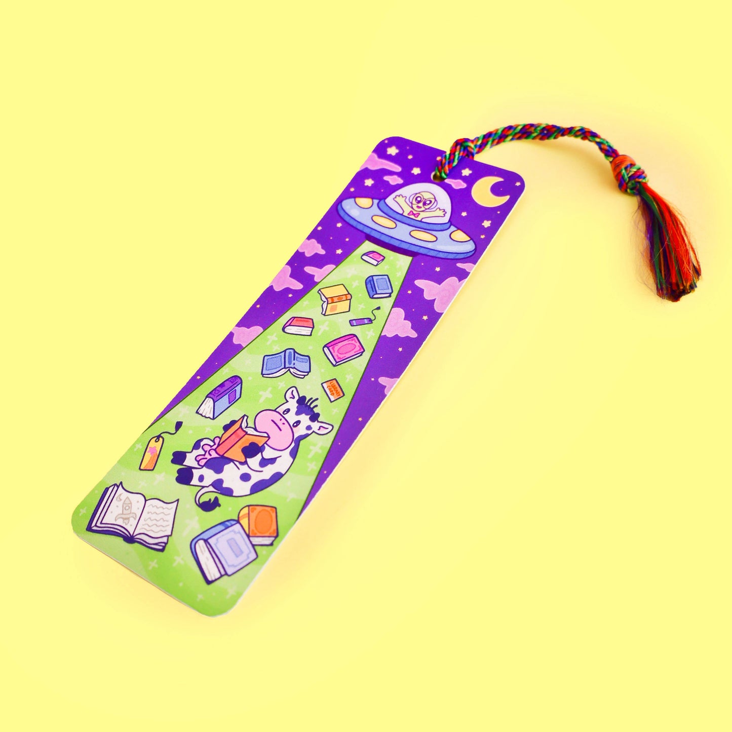Turtle's Soup - Alien Abduction Reader Gift Bookmark with Tassel