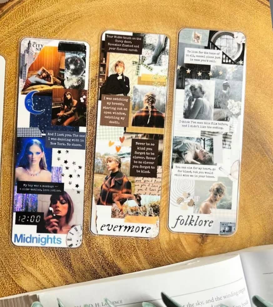 Cozy Reads Shop - Taylor Eras Aesthetic Bookmarks: Tassel / Reputation