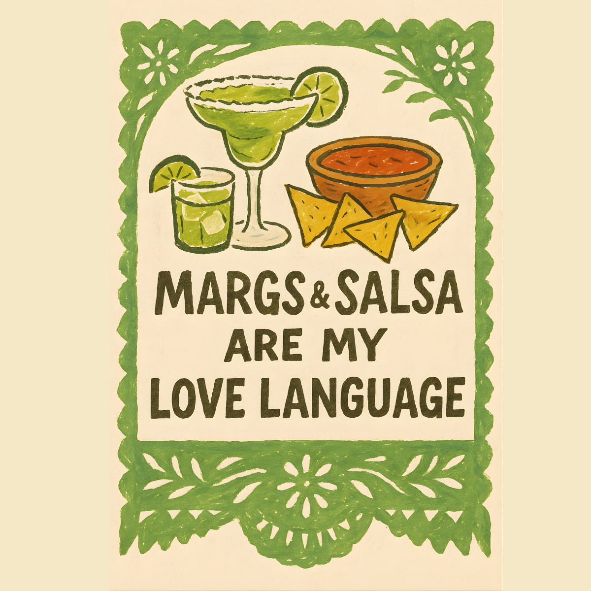 inviting affairs paperie - Tex-Mex Love Sticker – Margs & Salsa