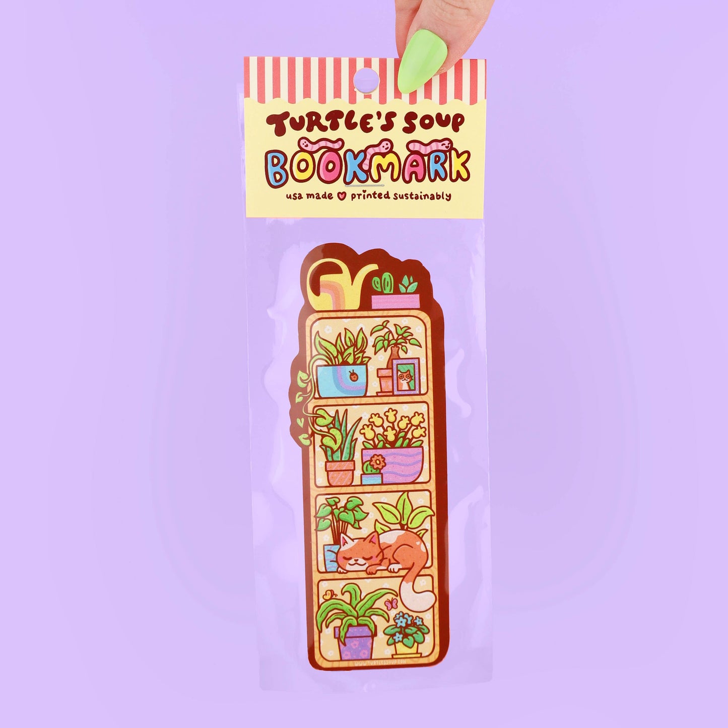 Turtle's Soup - Planter Shelf Reader Gift Bookmark
