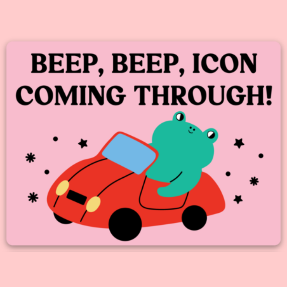 Tender Ghost - Icon Frog Sticker