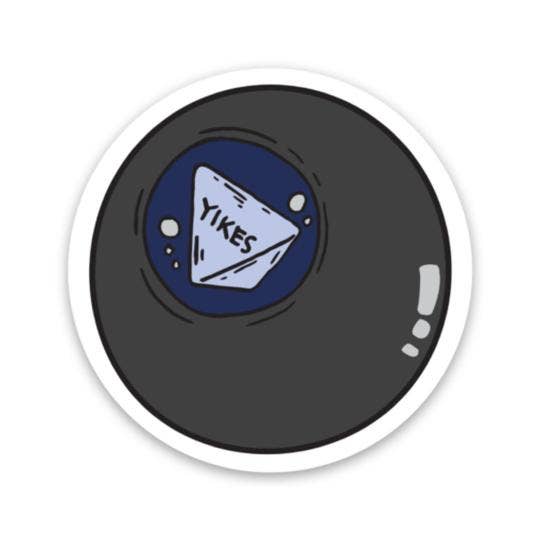 Big Moods - Yikes Sticker - 8 Ball