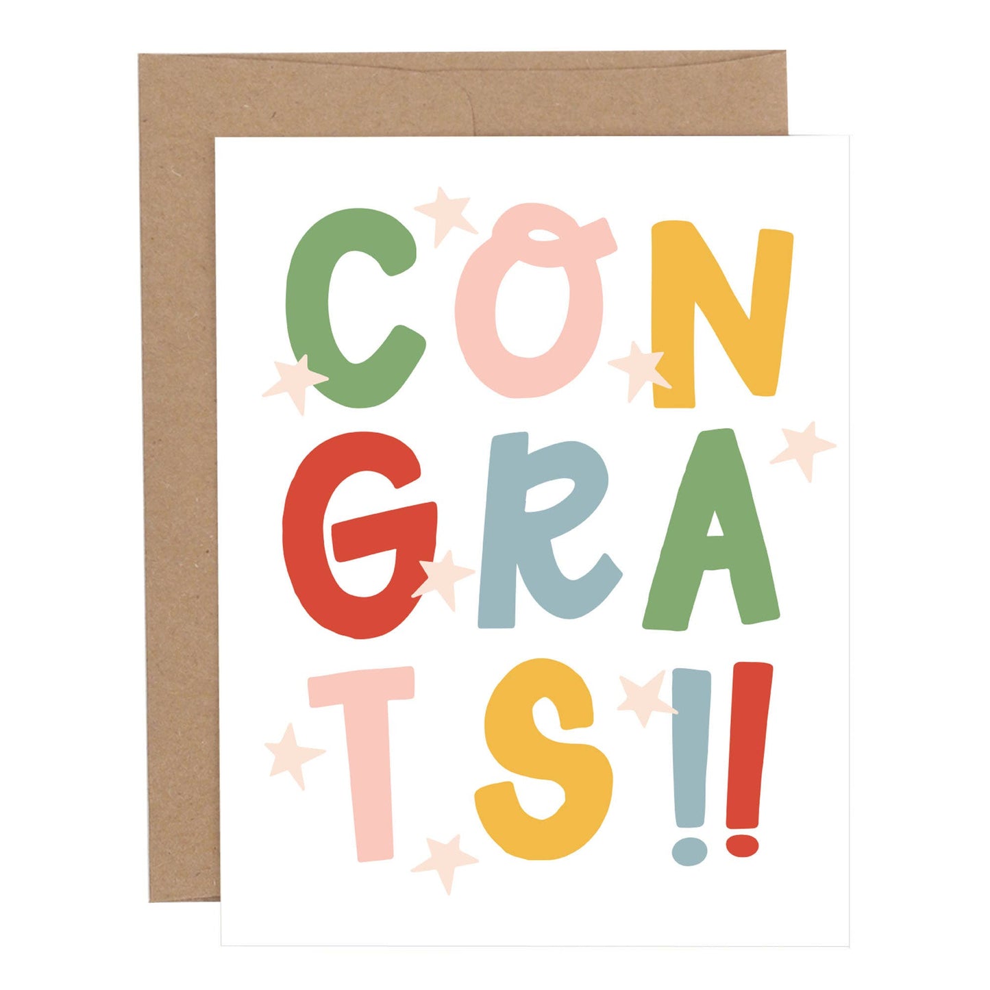 Pippi Post - Stars Congratulations Greeting Card