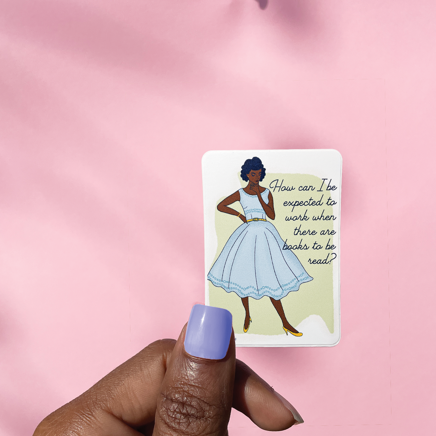 Pixel & Ink Creative - The Bookish Struggle Book Sticker