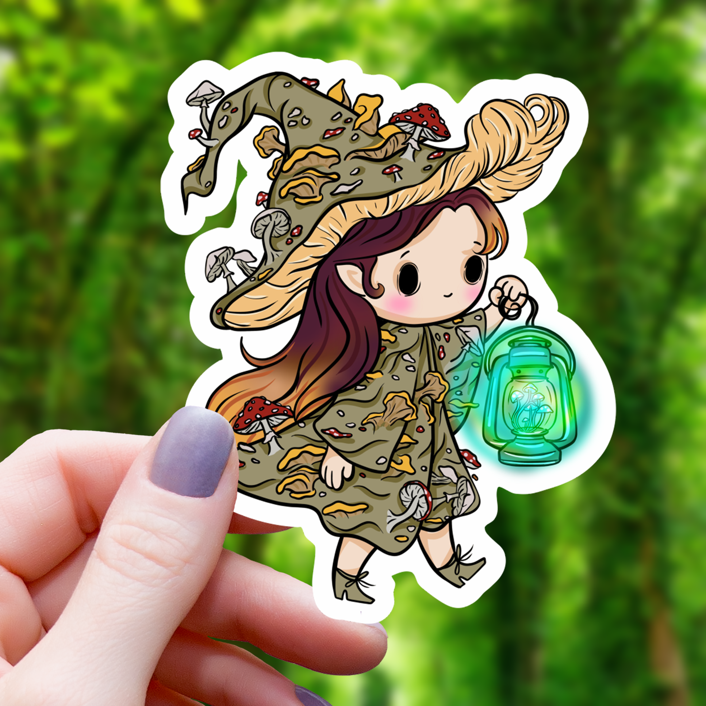 Mimic Gaming Co - Mushroom Witch Sticker - 3"