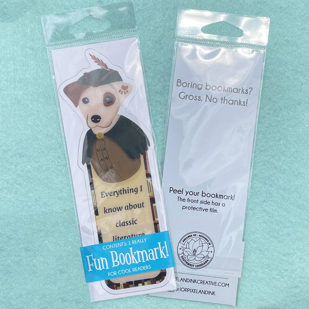 Pixel & Ink Creative - Wishbone Bookmark – A Nostalgic Hit for Book-Loving 90s Kids