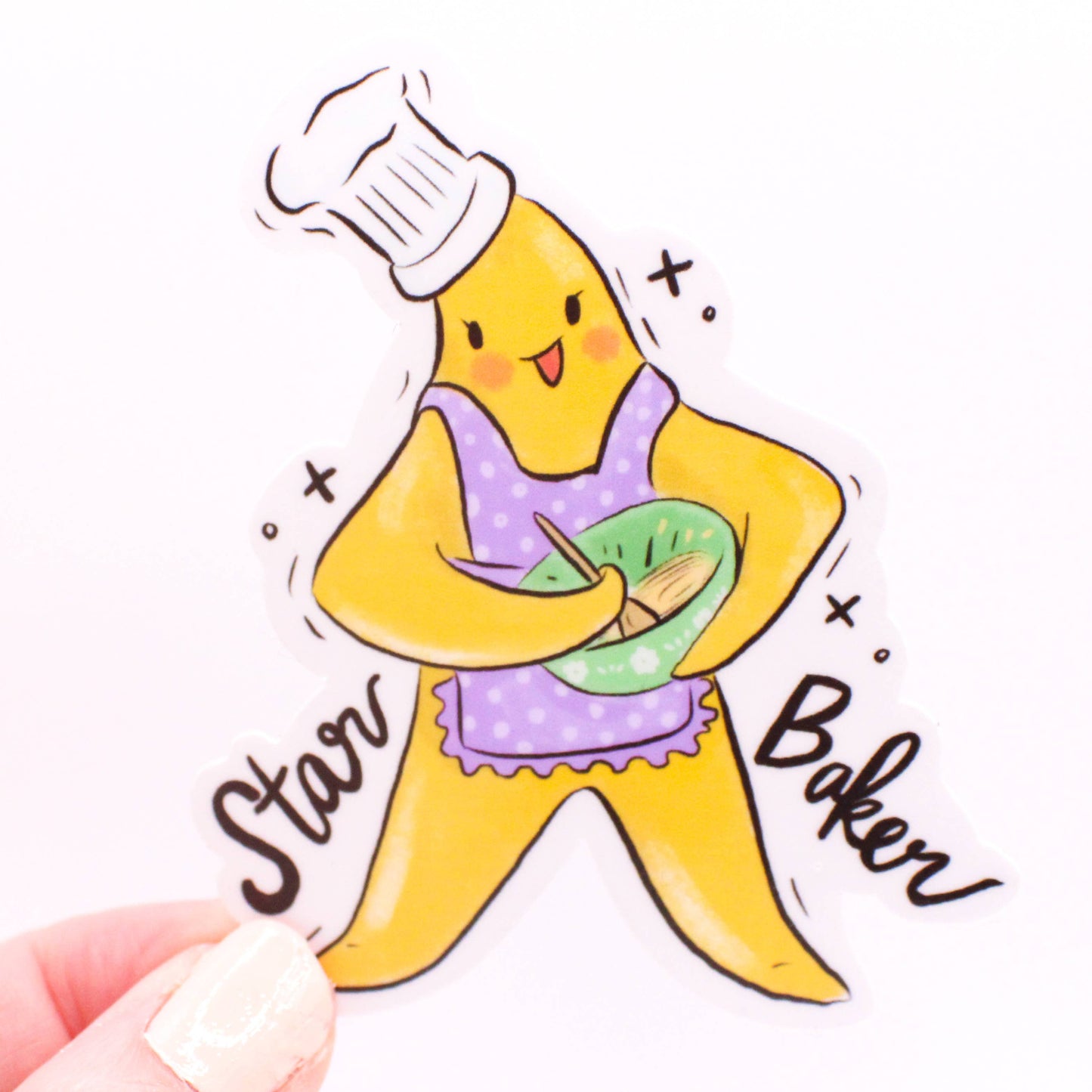 Amy Hartelust Art and Illustration - Star Baker Vinyl Sticker
