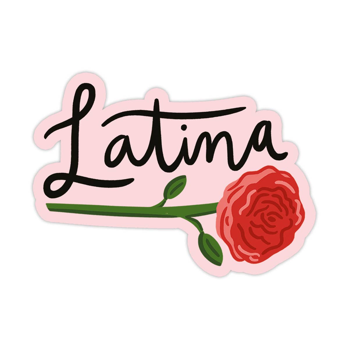Bloomwolf Studio - Latina Rose Vinyl Sticker - Spanish Sticker: No packaging - sent loose
