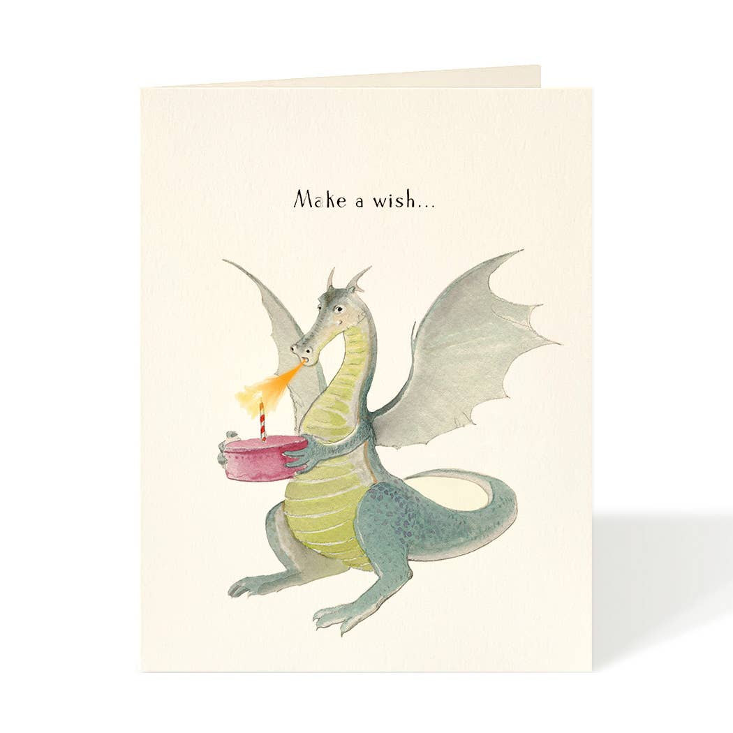 Felix Doolittle - Fire Breather - Dragon Birthday Greeting Cards