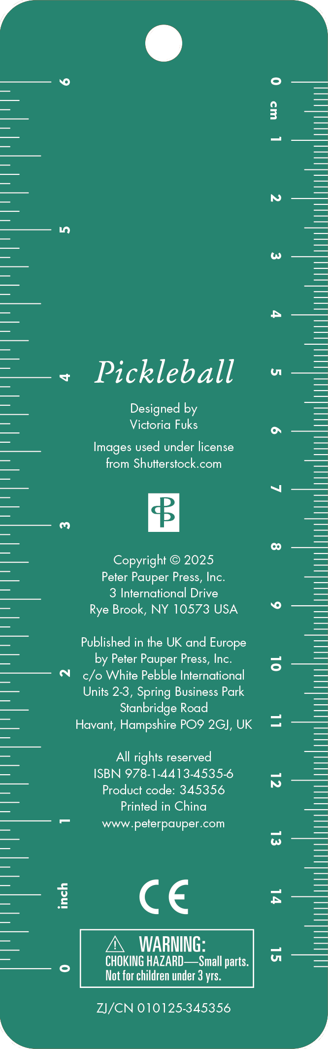 Peter Pauper Press - Pickleball Beaded Bookmark