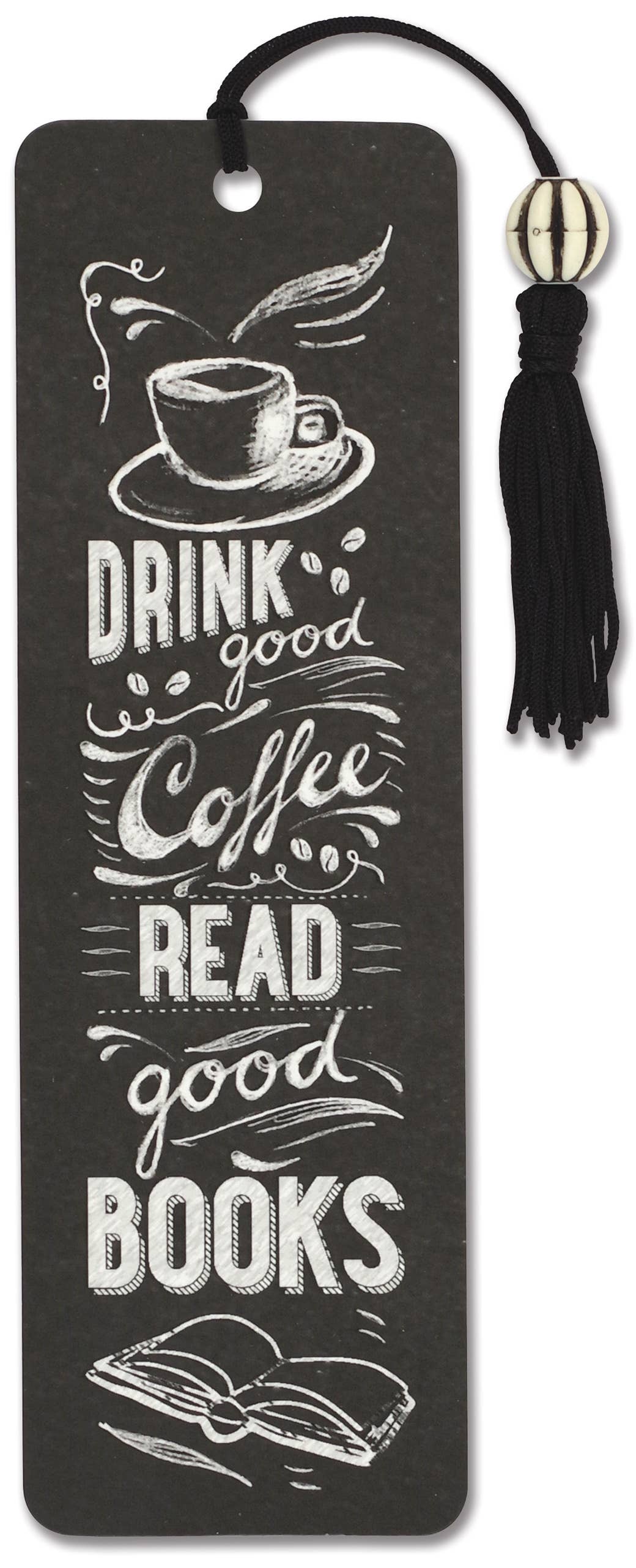 Peter Pauper Press - Coffee & Books Beaded Bookmark