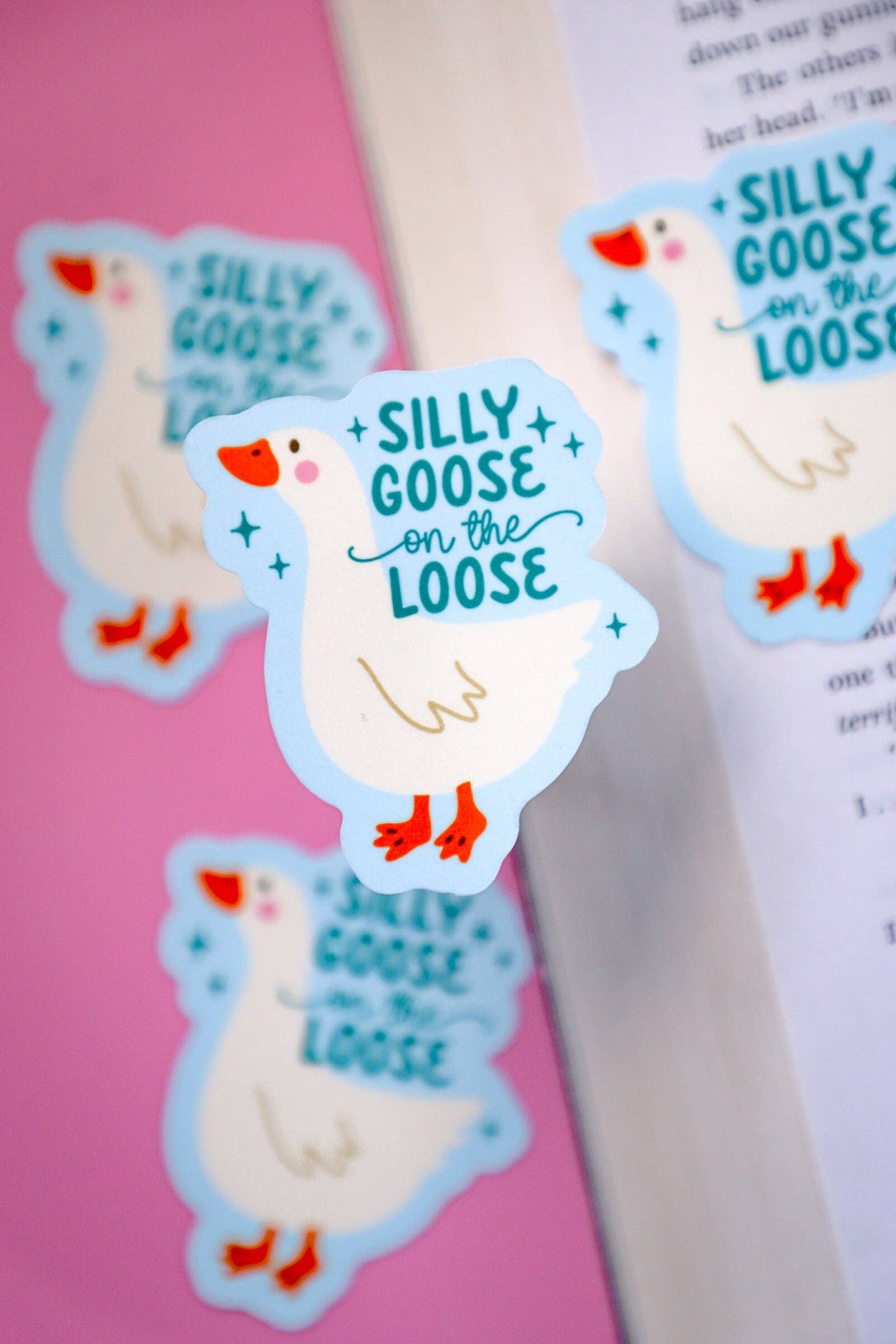 Furever Booked - Silly Goose On the Loose Sticker