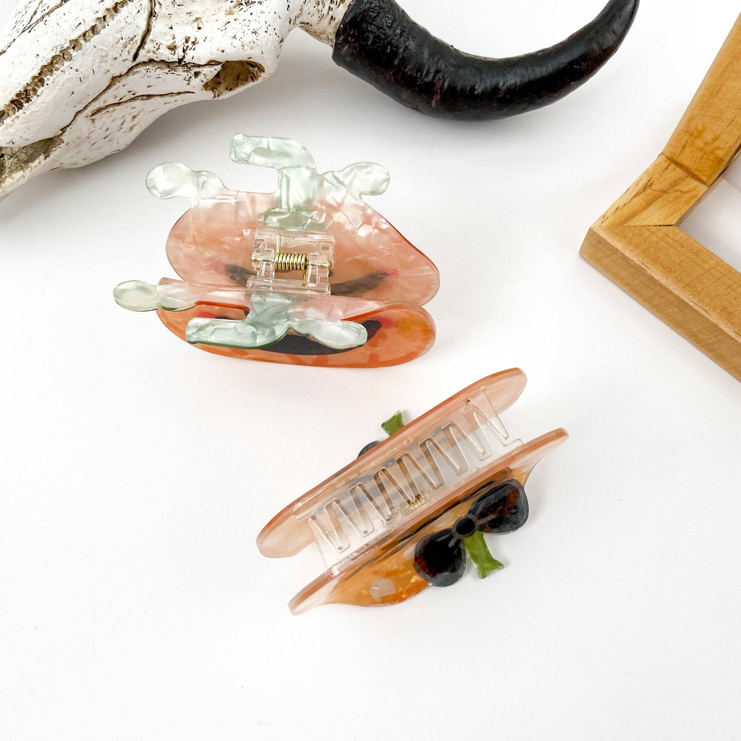 mildstyles - Halloween Cute Pumpkin Hair Clip: A