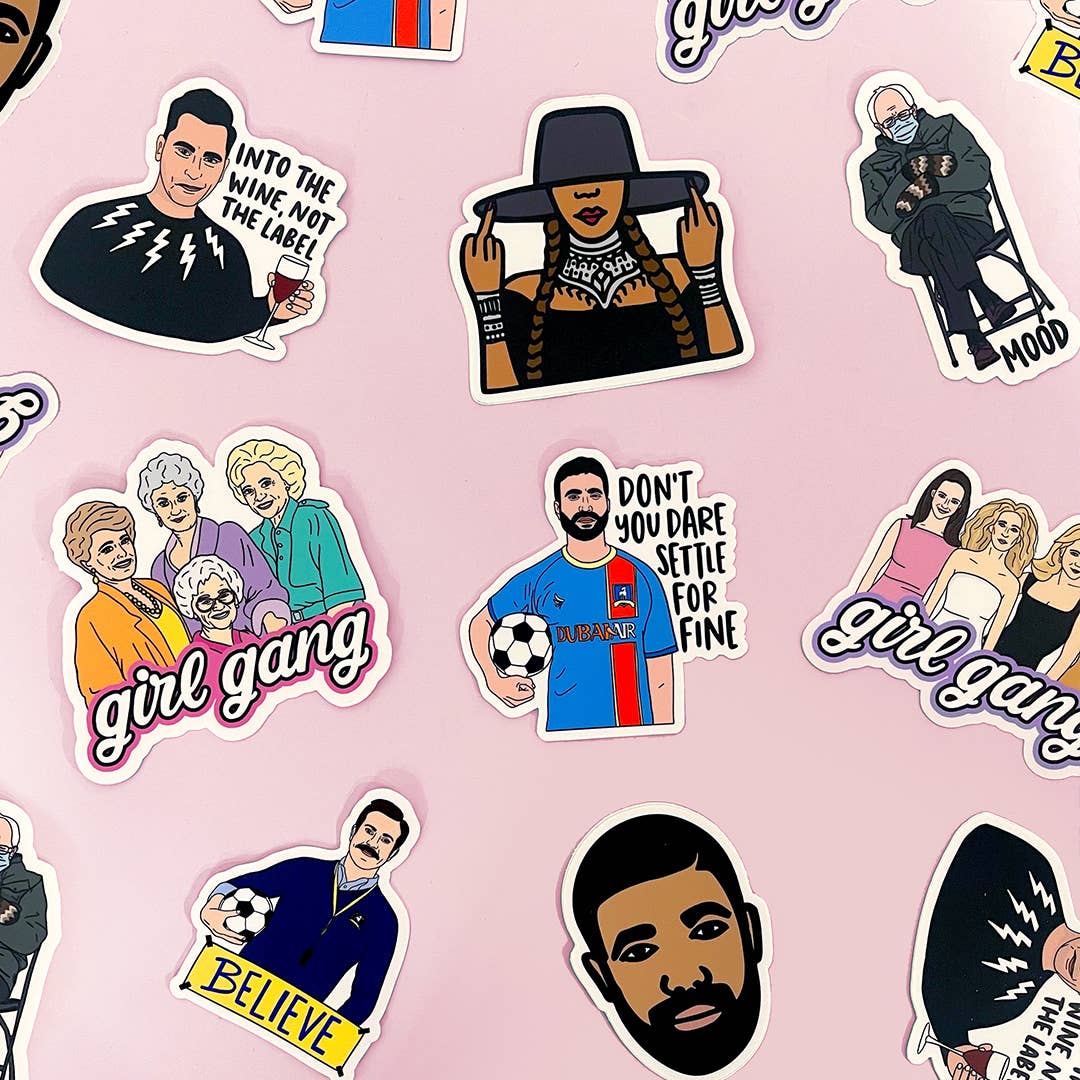 Brittany Paige - Girl Gang Golden Sticker