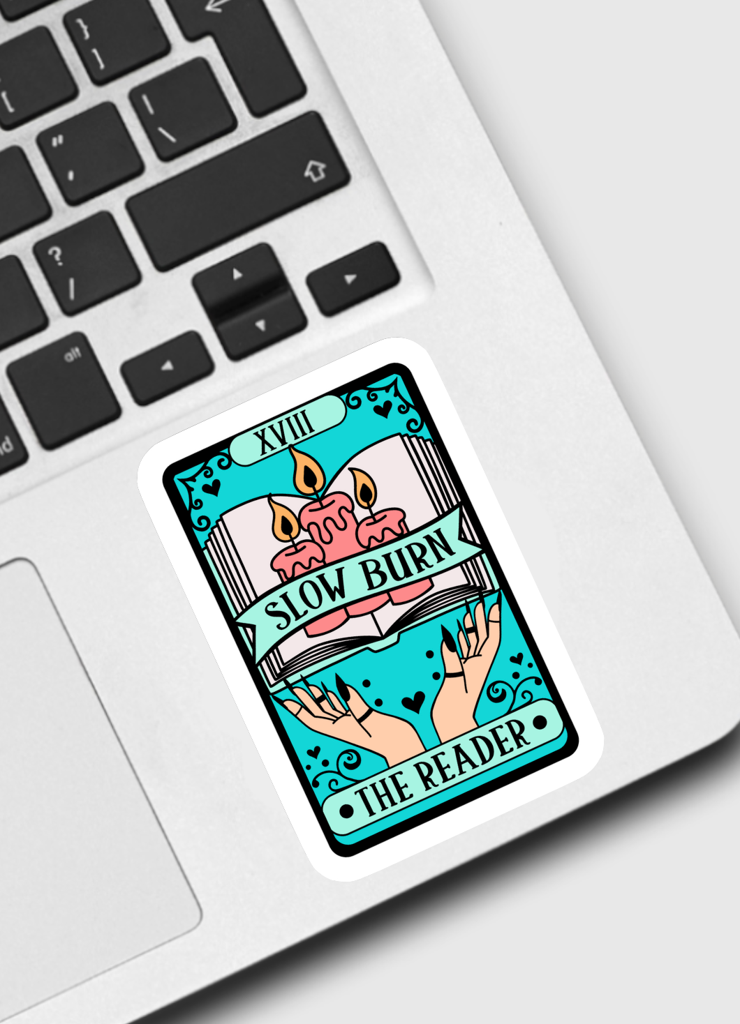 Ace the Pitmatian Co - Reader Slow Burn Tarot Sticker