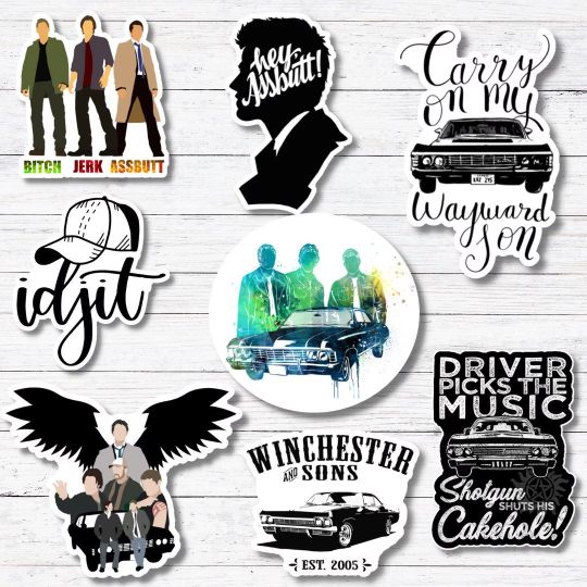 Oily Graphic Creations - Winchester & Sons-Supernatural Sticker/Magnet: Glossy Vinyl