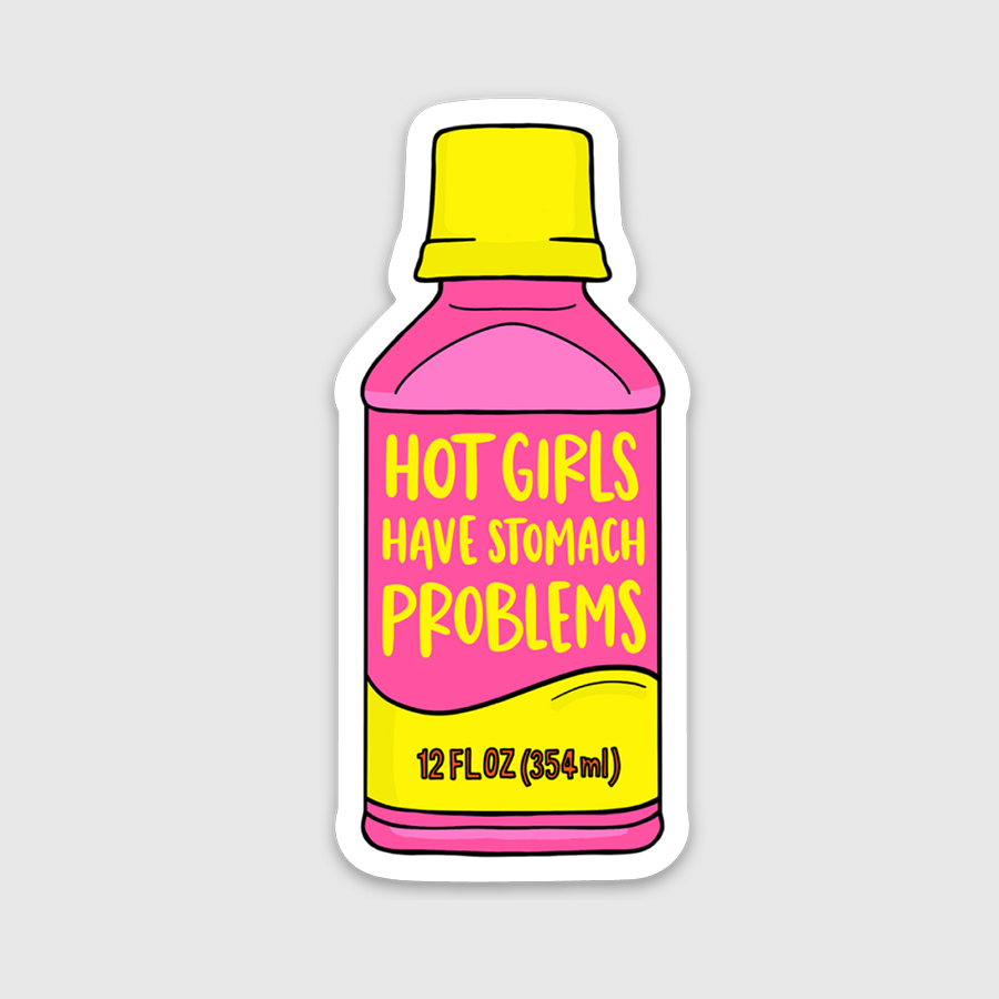 Brittany Paige - Hot Girls Have Stomach Problems Sticker