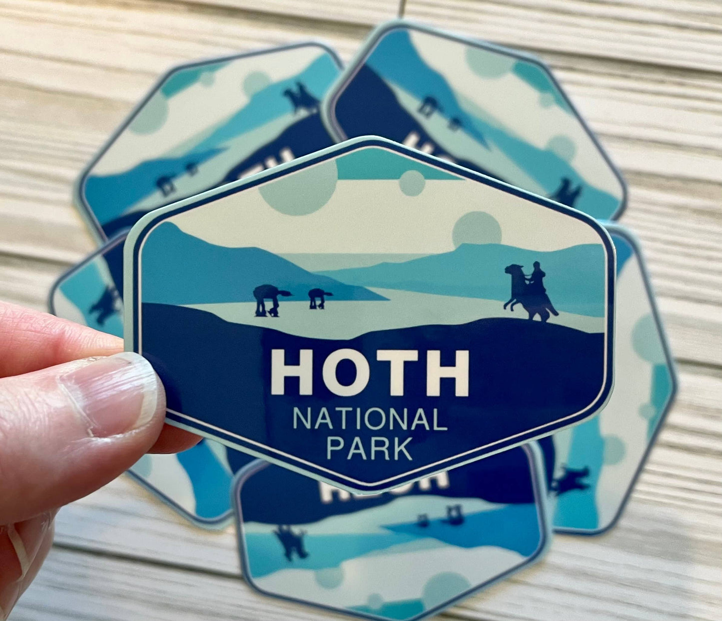 Graceful Darkness, LLC - Star Wars National Park, Hoth, Vinyl Sticker