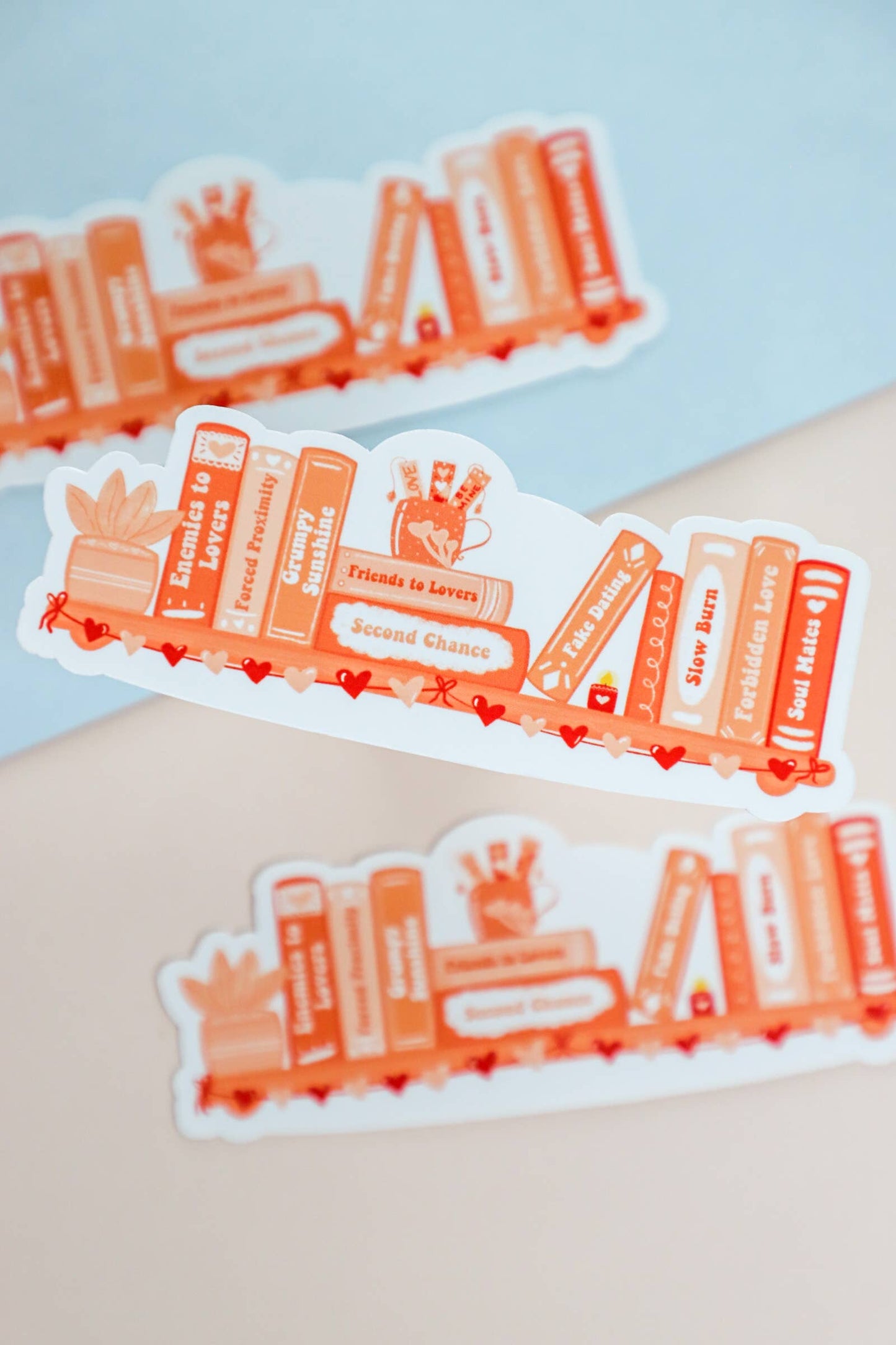 Furever Booked - Romance Tropes Sticker