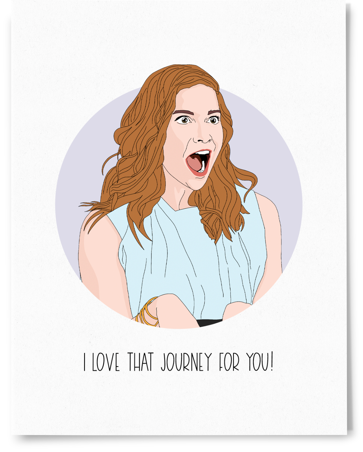 Schitt's Creek Alexis Love That Journey Card