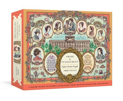 Pride and Puzzlement: A Jane Austen Puzzle: A 1000-Piece Jigsaw Puzzle Featuring Literature's Most Beloved Characters and Couples: Jigsaw Puzzles for