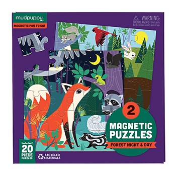 Forest Night & Day Magnetic Puzzles