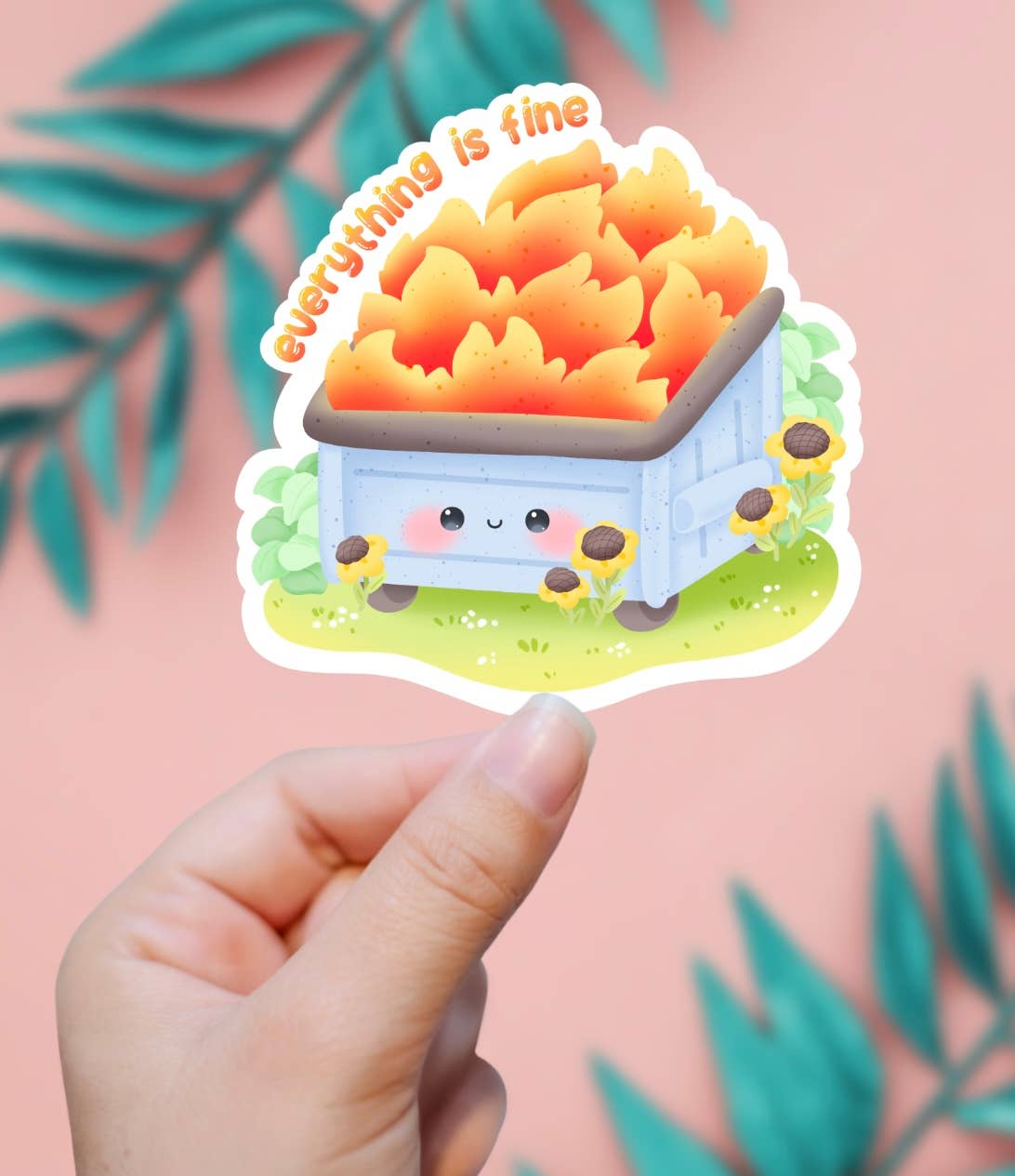 EnchantingSunshine - Everything Is Fine Sticker
