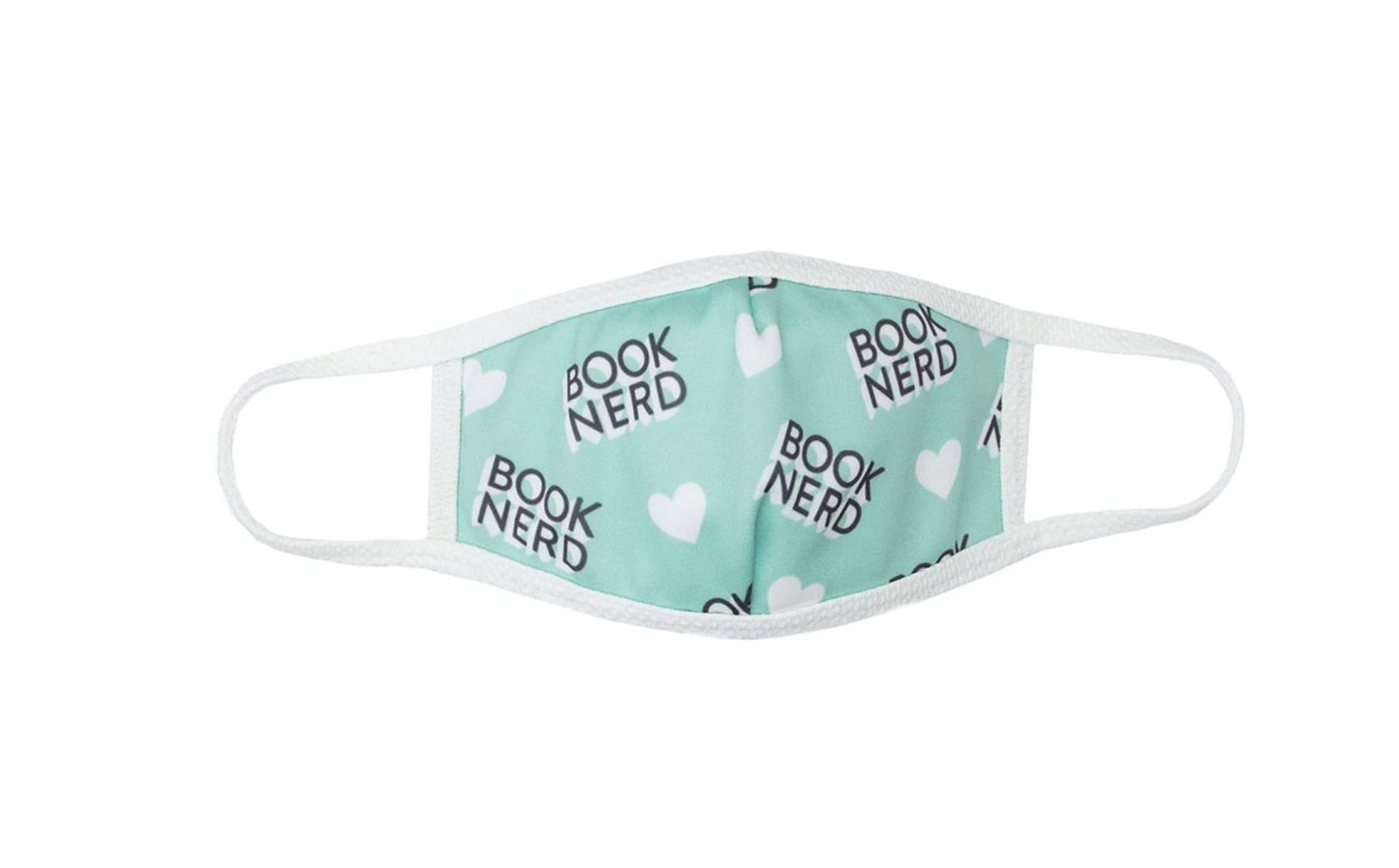 Book Nerd Face Mask Unisex Large