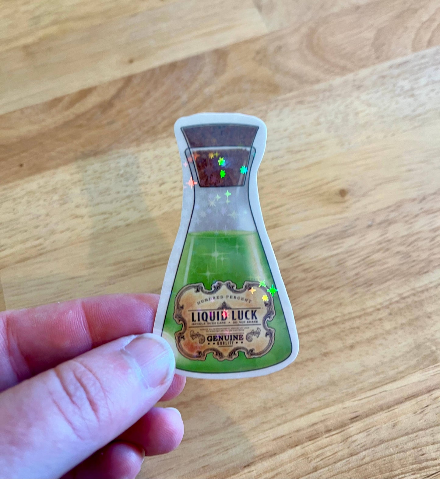 Graceful Darkness, LLC - Liquid Luck Sticker, Vinyl Sticker, Harry Potter