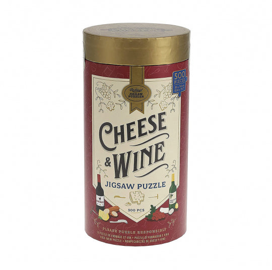 Cheese + Wine 500 Piece Jigsaw Puzzle