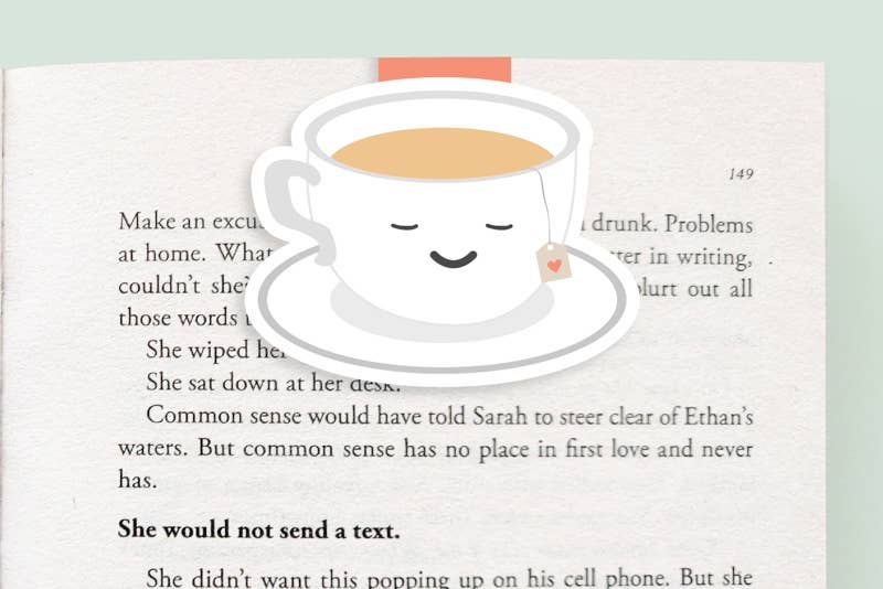 Teacup - Jumbo Magnetic Bookmark