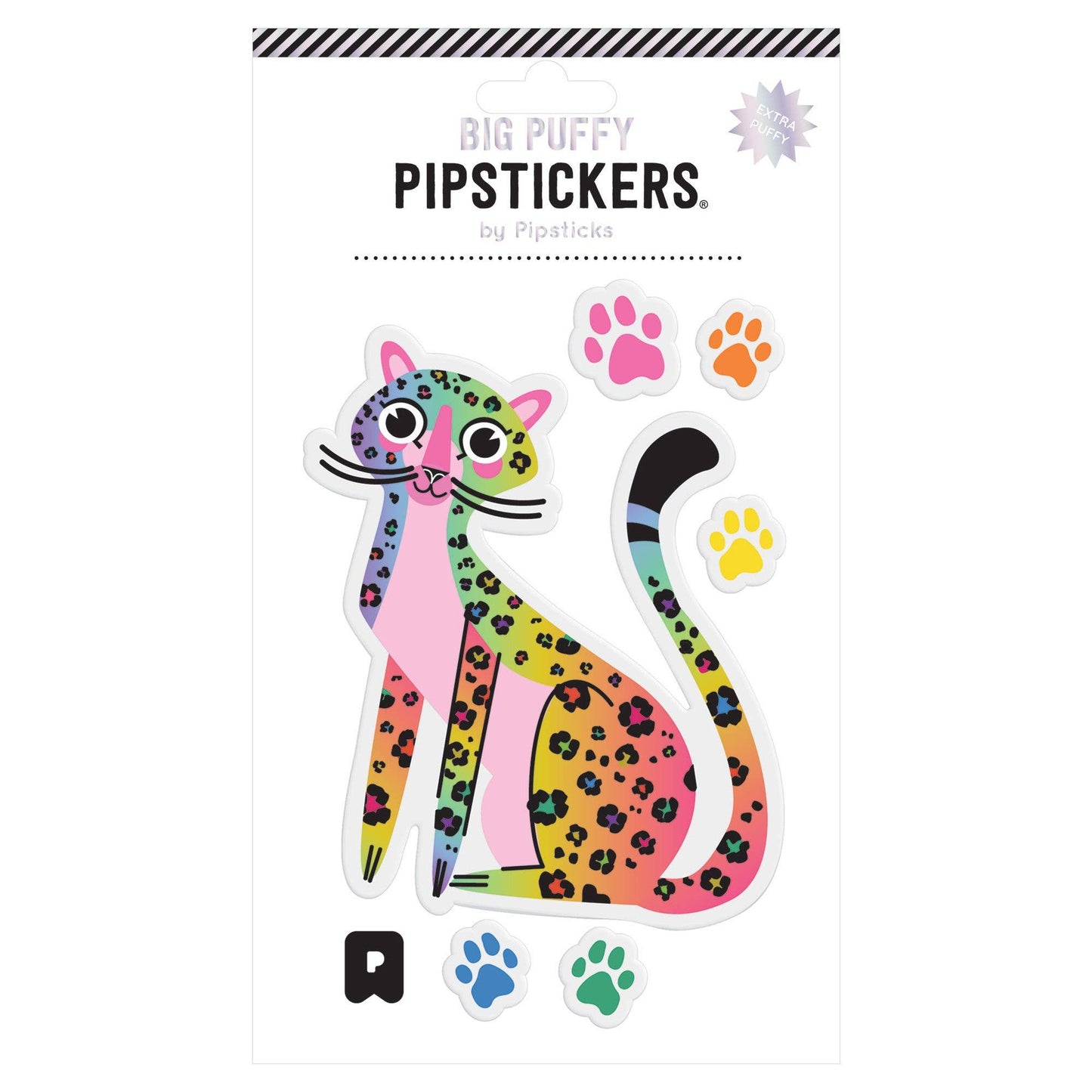 Pipsticks - Big Puffy Rainbow Cheetah