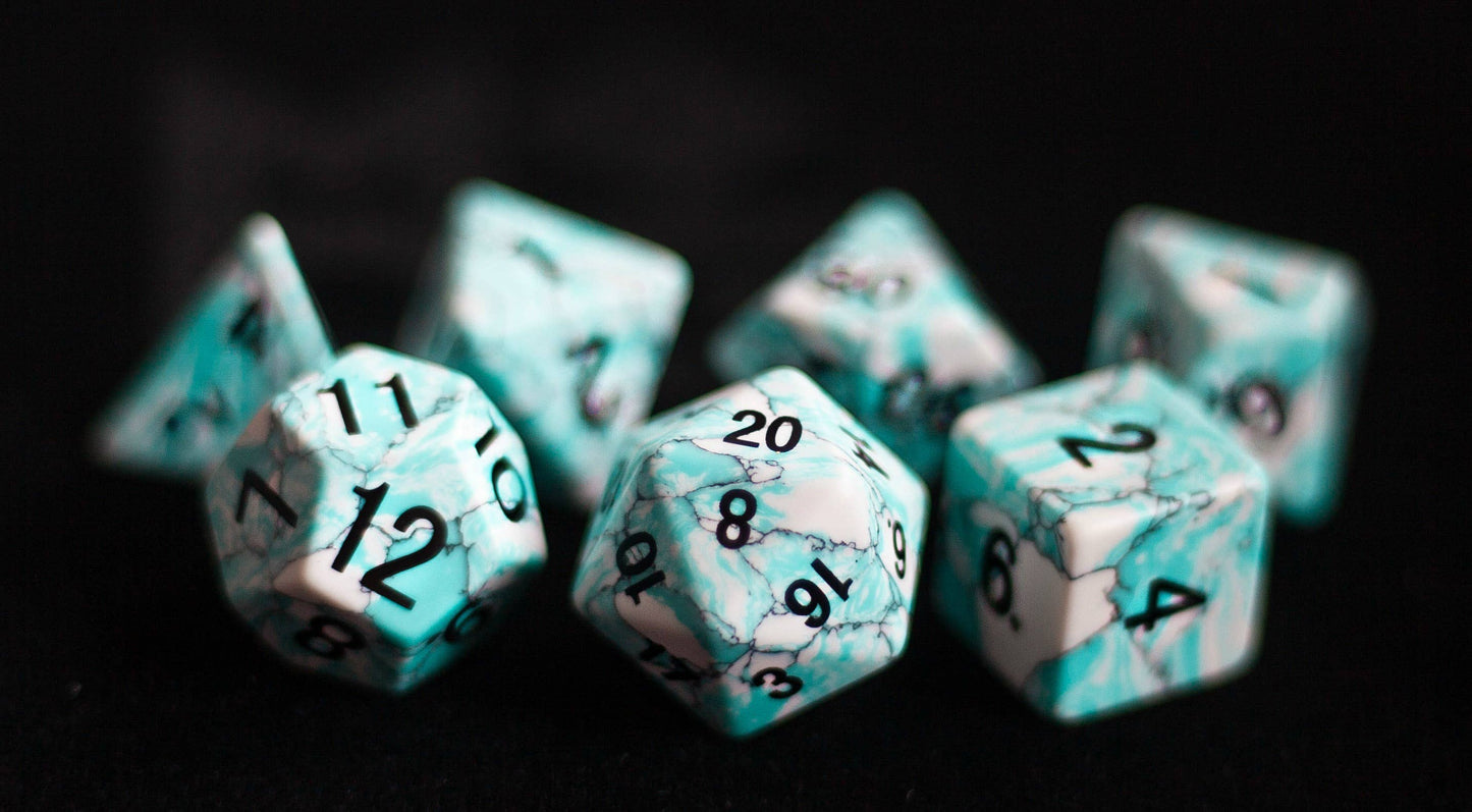 Gemstone Dice for High End DND Games