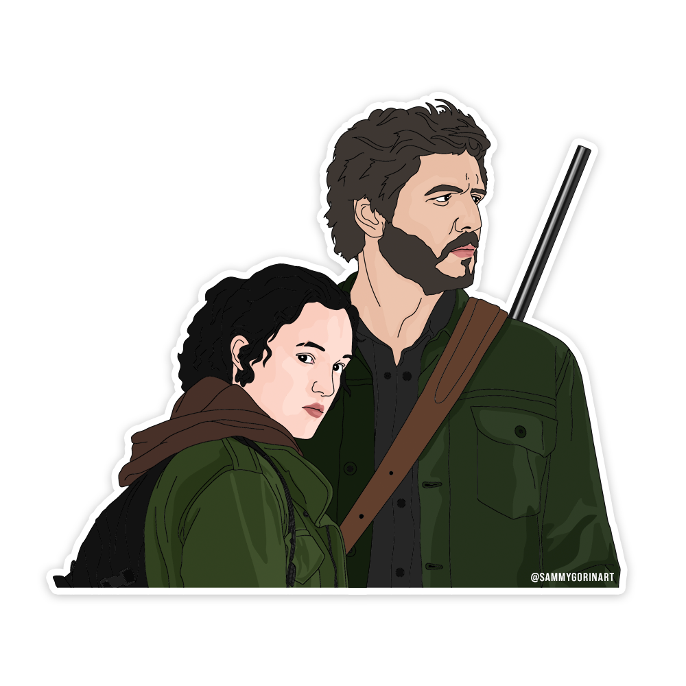 Sammy Gorin LLC - Joel and Ellie, The Last of Us, Sticker