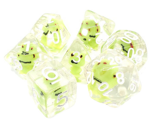Old School 7 Piece DND Dice Set: Animal Kingdom