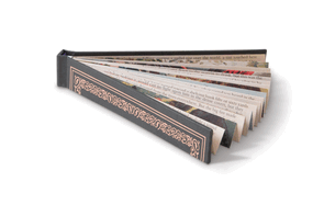 Book Fans Grey & Rose Gold Book
