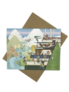 Read Island: Mountain of Books Horizontal 12 Pack Cards: Blank Inside