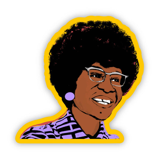 CheerNotes Greeting Cards & Stationery -  Shirley Chisholm Stickers | Civil Rights Icon | Activists