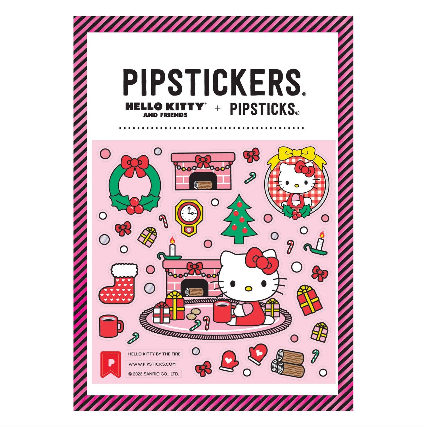 Pipsticks - Hello Kitty By The Fire Stickers